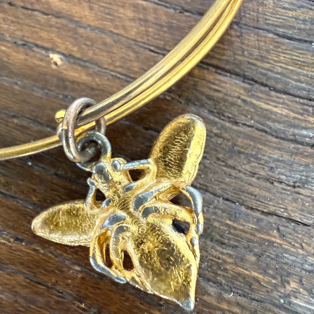 Alex and Ani Gold Bee Charm Bracelet - Picture 4 of 5
